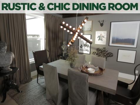 Rustic-Chic Dining