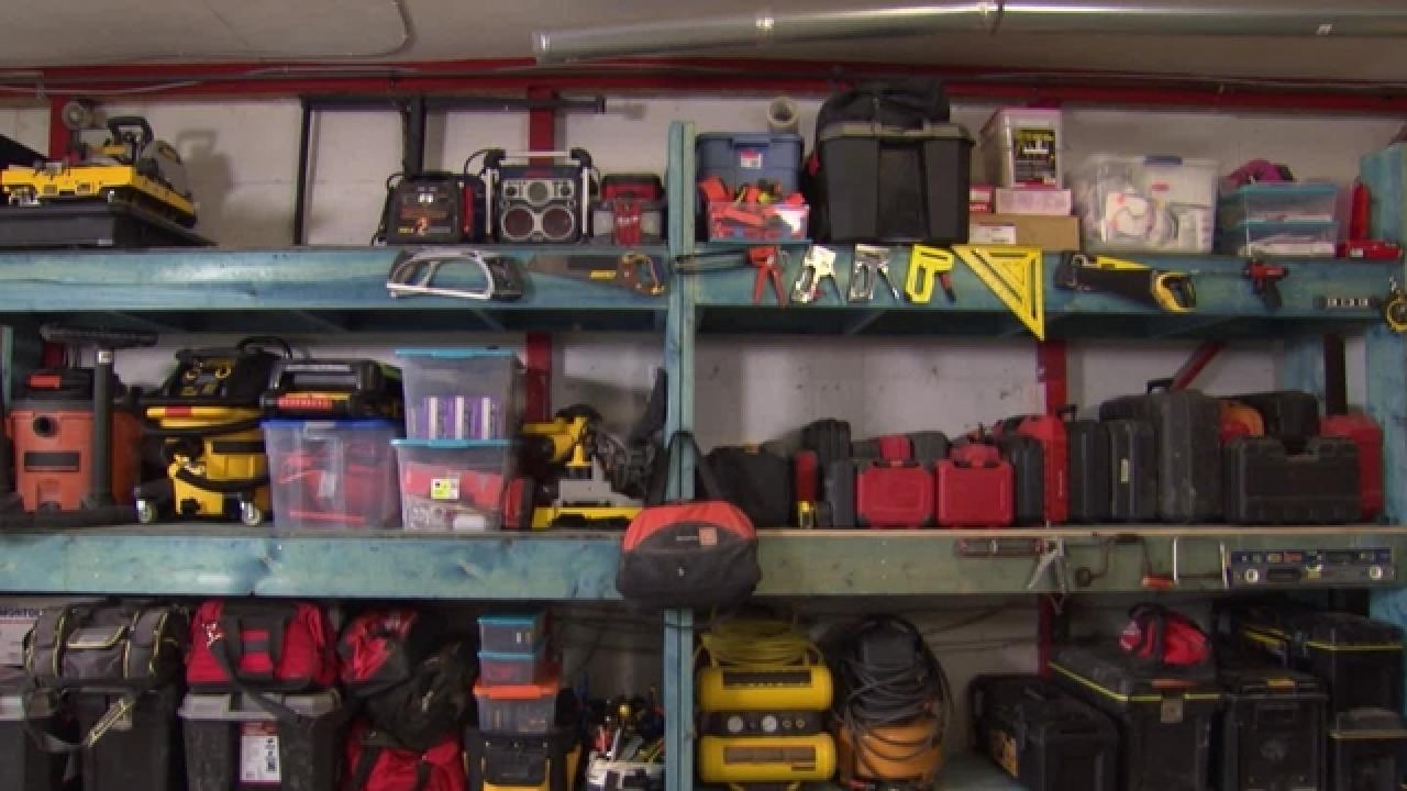 Mike Jr.'s Tool Wall and Bench