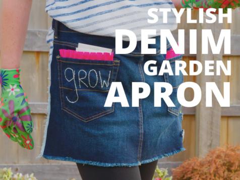 DIY Denim Garden Apron
