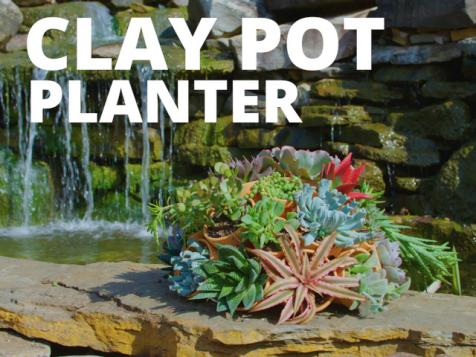 DIY Clay Pot Planter