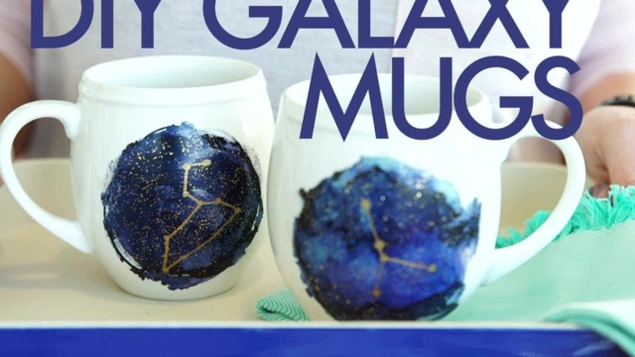 DIY Galaxy Mugs