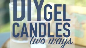 DIY Gel Candles, 2 Ways
