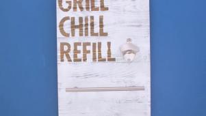 DIY Outdoor Grill Sign