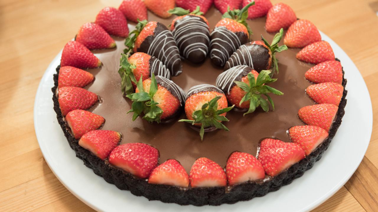 Chocolate Strawberry Tart