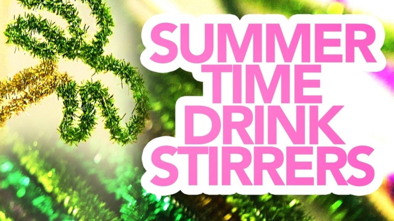 Summertime Drink Stirrers