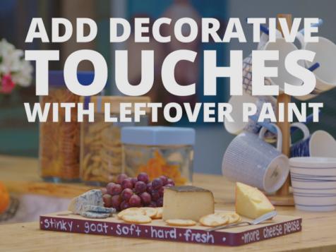 Decorating with Leftover Paint