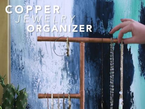 Copper Jewelry Organizer