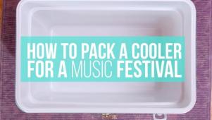 How to Pack a Cooler for a Summer Festival