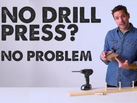 How to Drill 90-Degree Holes
