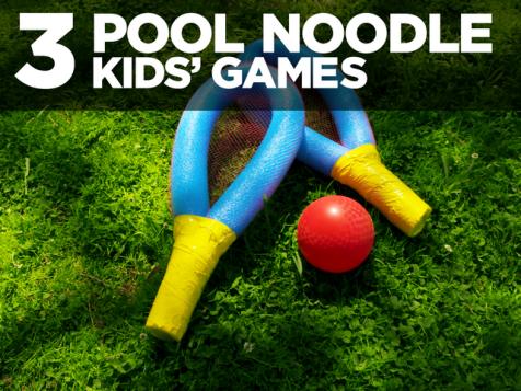 DIY Pool Noodle Kids' Games