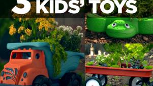 Turn Kids' Toys Into Gardens