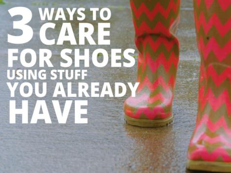 3 Ways to Care for Shoes