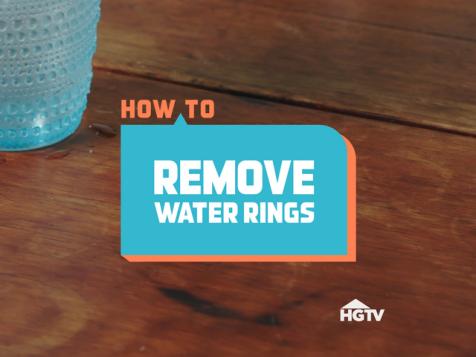 How to Remove Water Rings