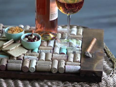DIY Wine Cork Tray