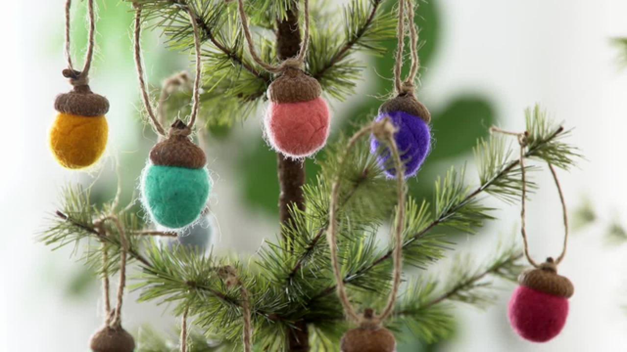 How to Make Felted Acorns