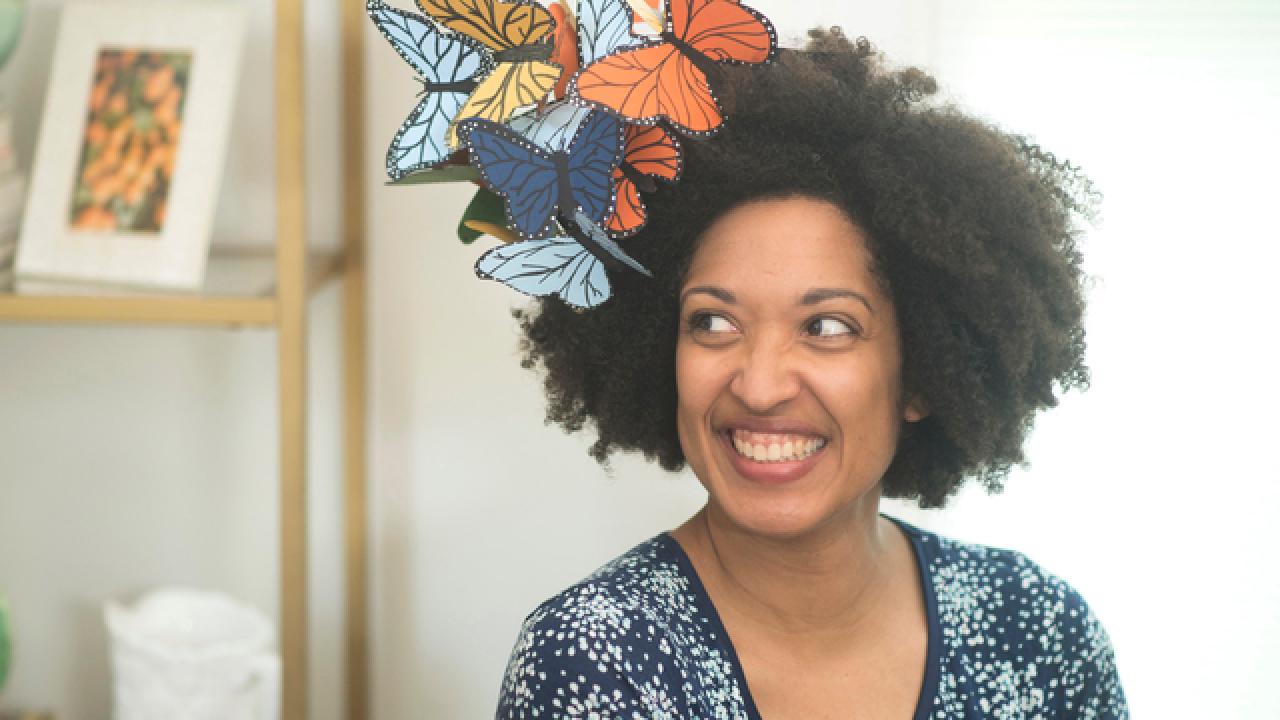 DIY Butterfly Fascinator