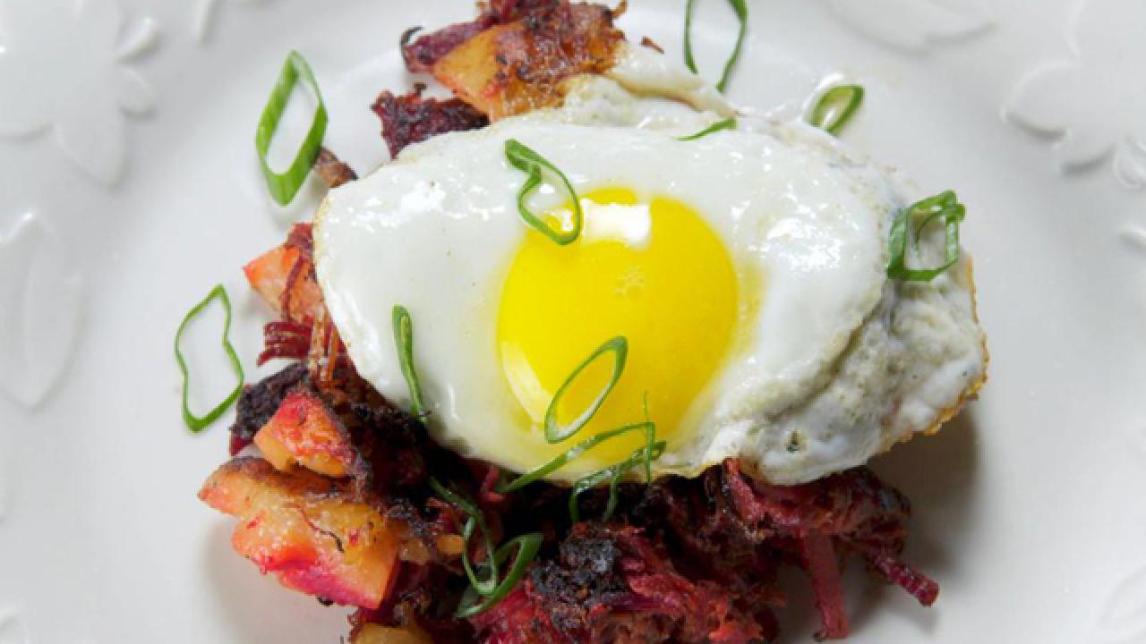 Red Flannel Hash and Eggs