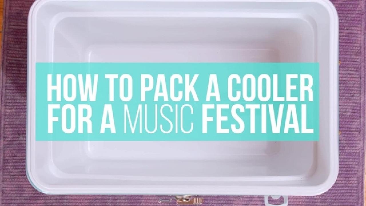 Pack a Cooler for a Festival