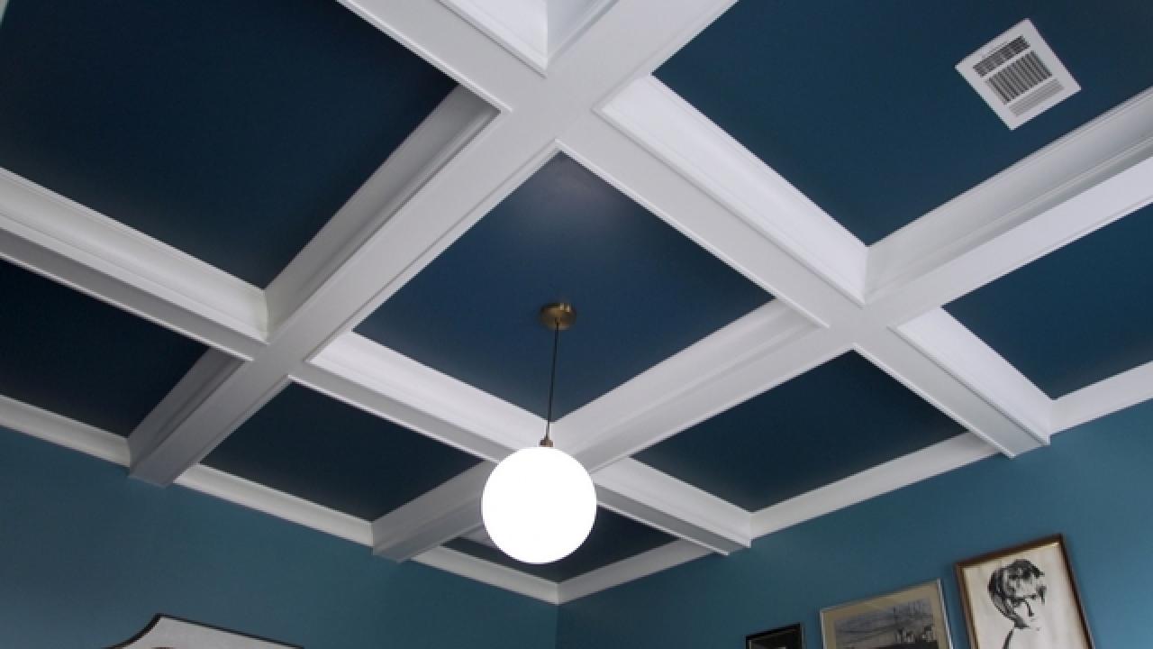 Colorful Coffered Ceilings