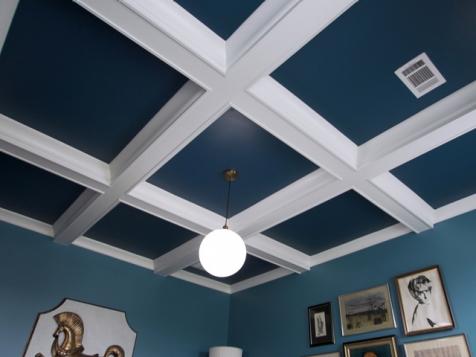 Colorful Coffered Ceilings