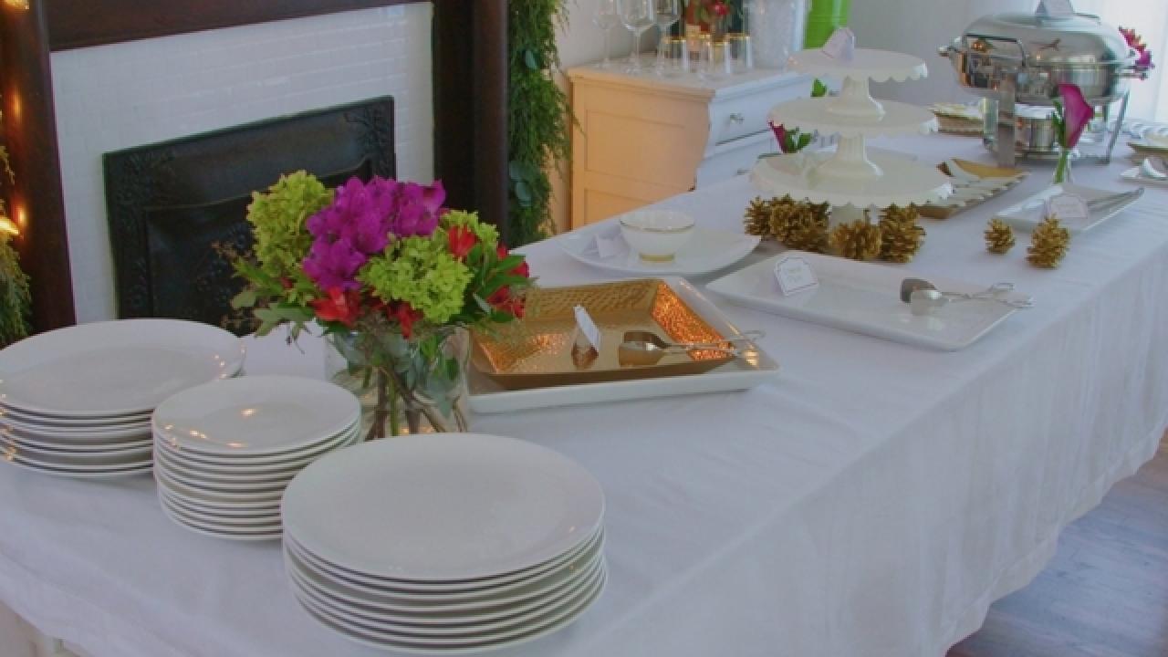 How to Set a Buffet Table