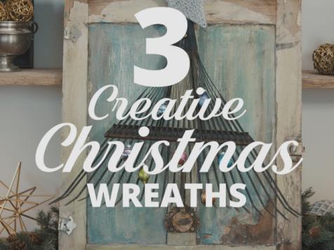 3 DIY Christmas Wreath Ideas