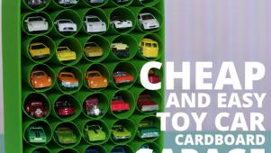 DIY Toy Car Garage