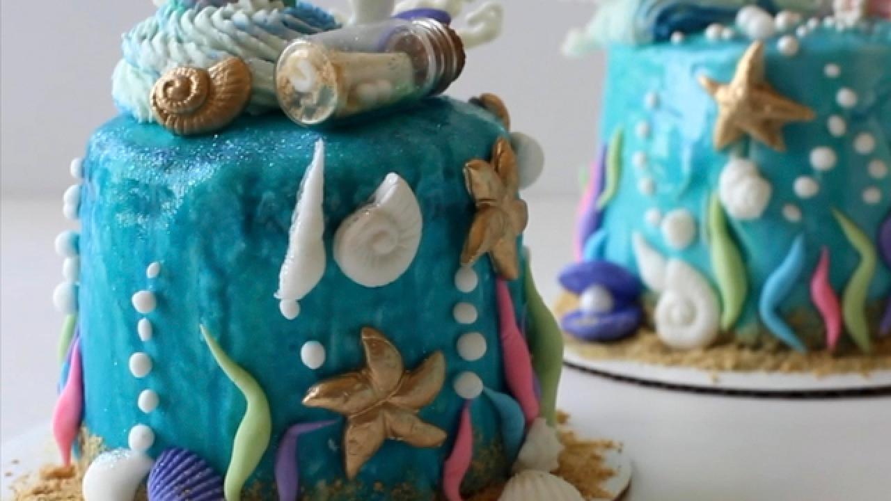 Mini Mermaid Cakes