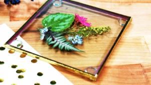 DIY Floral Coasters