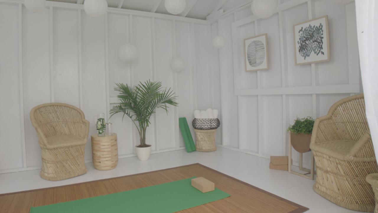 Transforming an Old Shed Into a Yoga Retreat