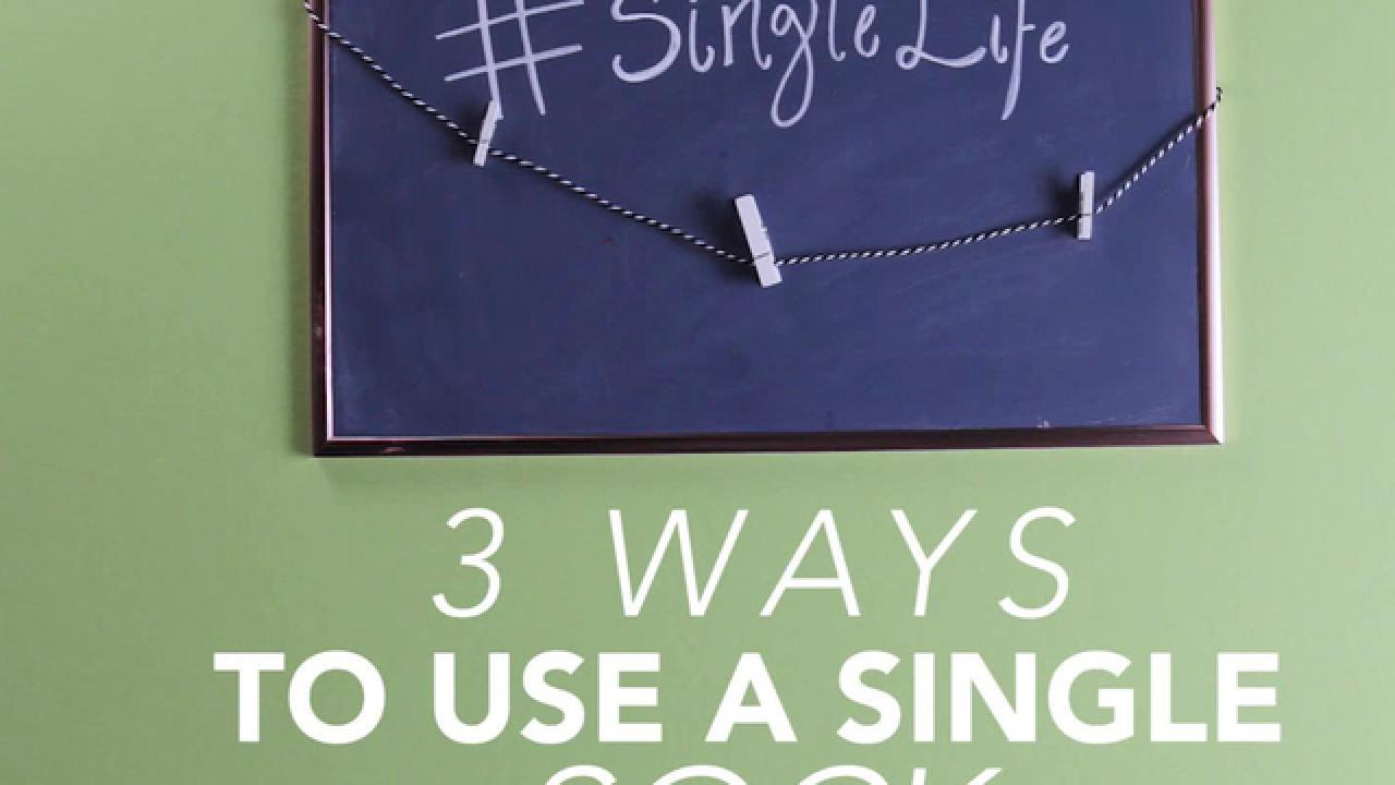 3 Ways to Use a Single Sock