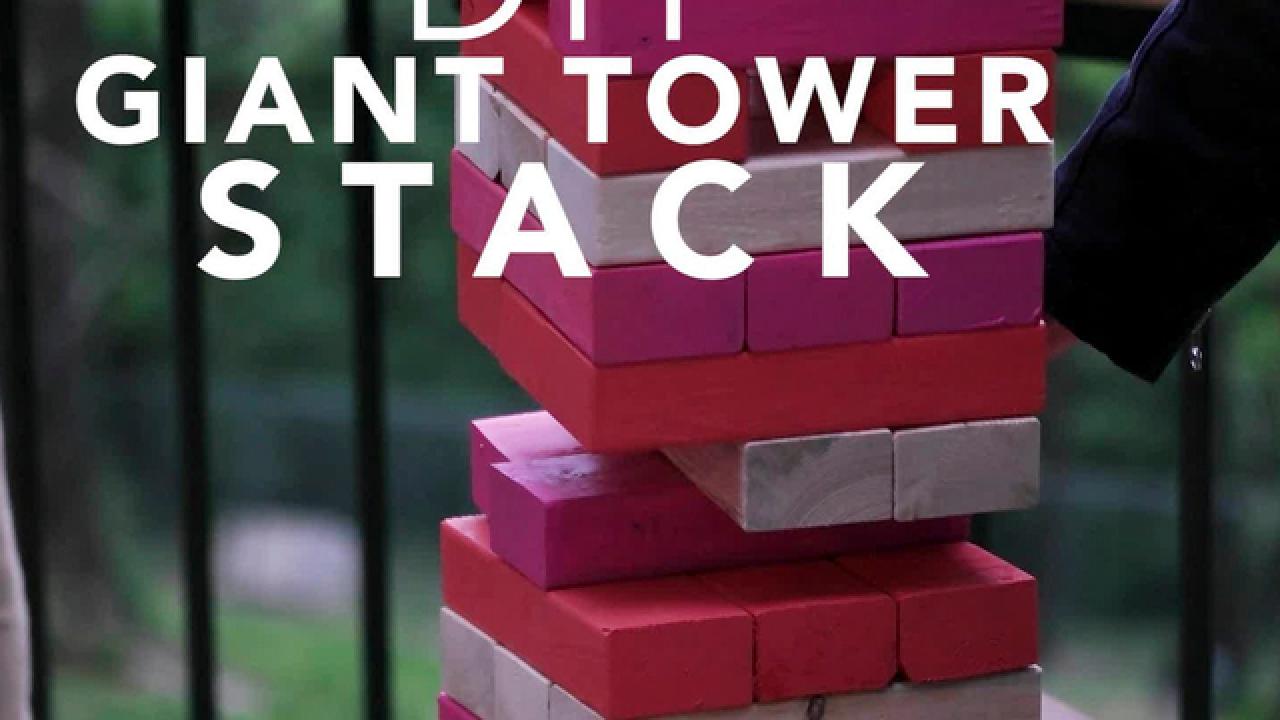 DIY Giant Tower Stack