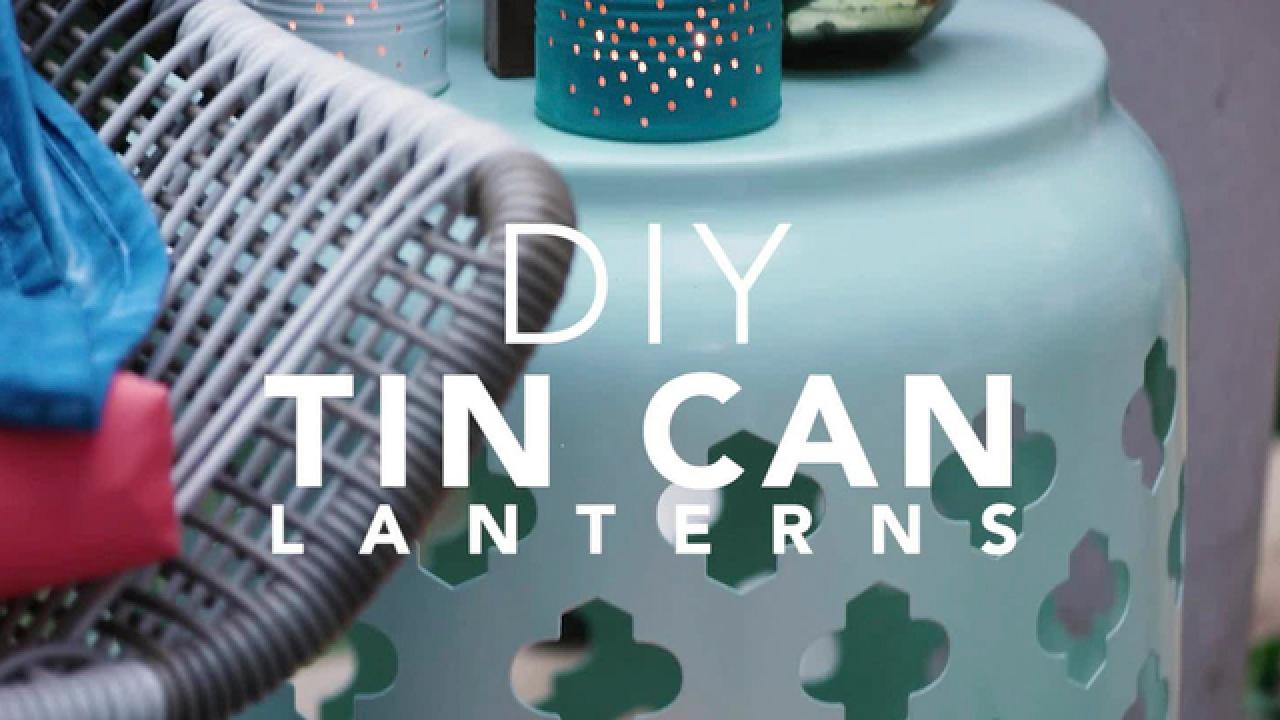 DIY Tin Can Lanterns