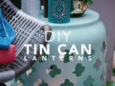 DIY Tin Can Lanterns
