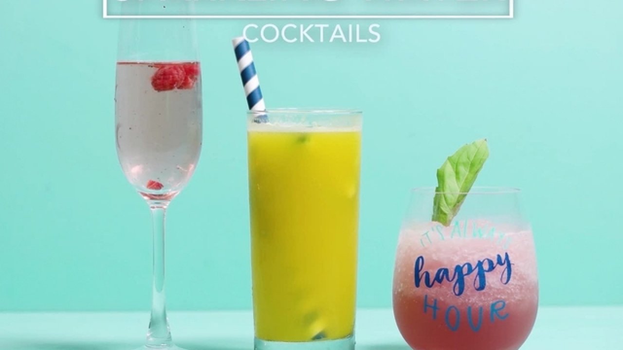 3 Sparkling Water Cocktails