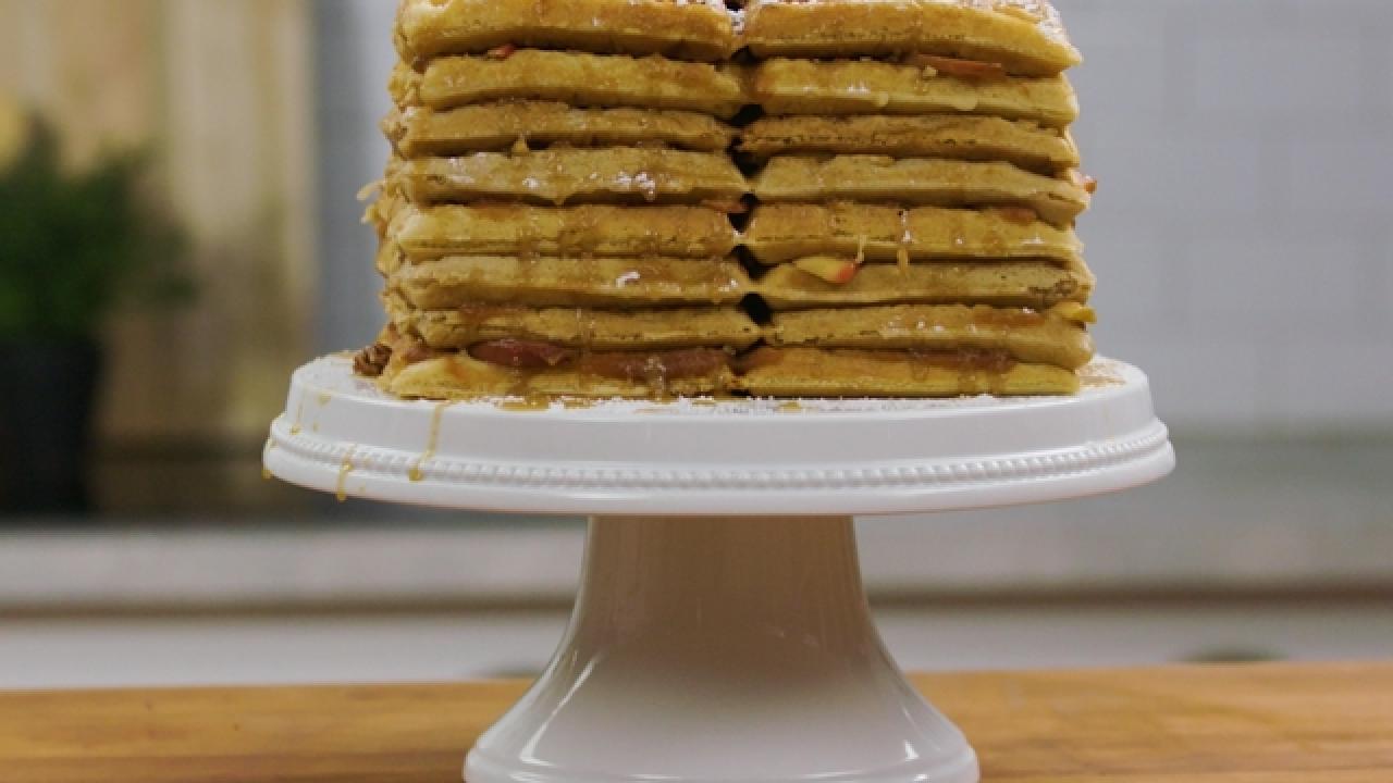 Waffle Apple Stack Cake Recipe