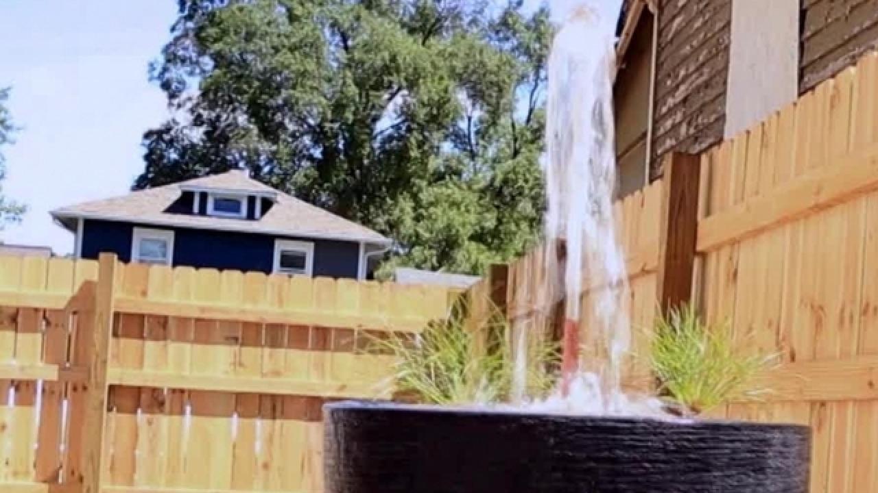 Building a Water Feature
