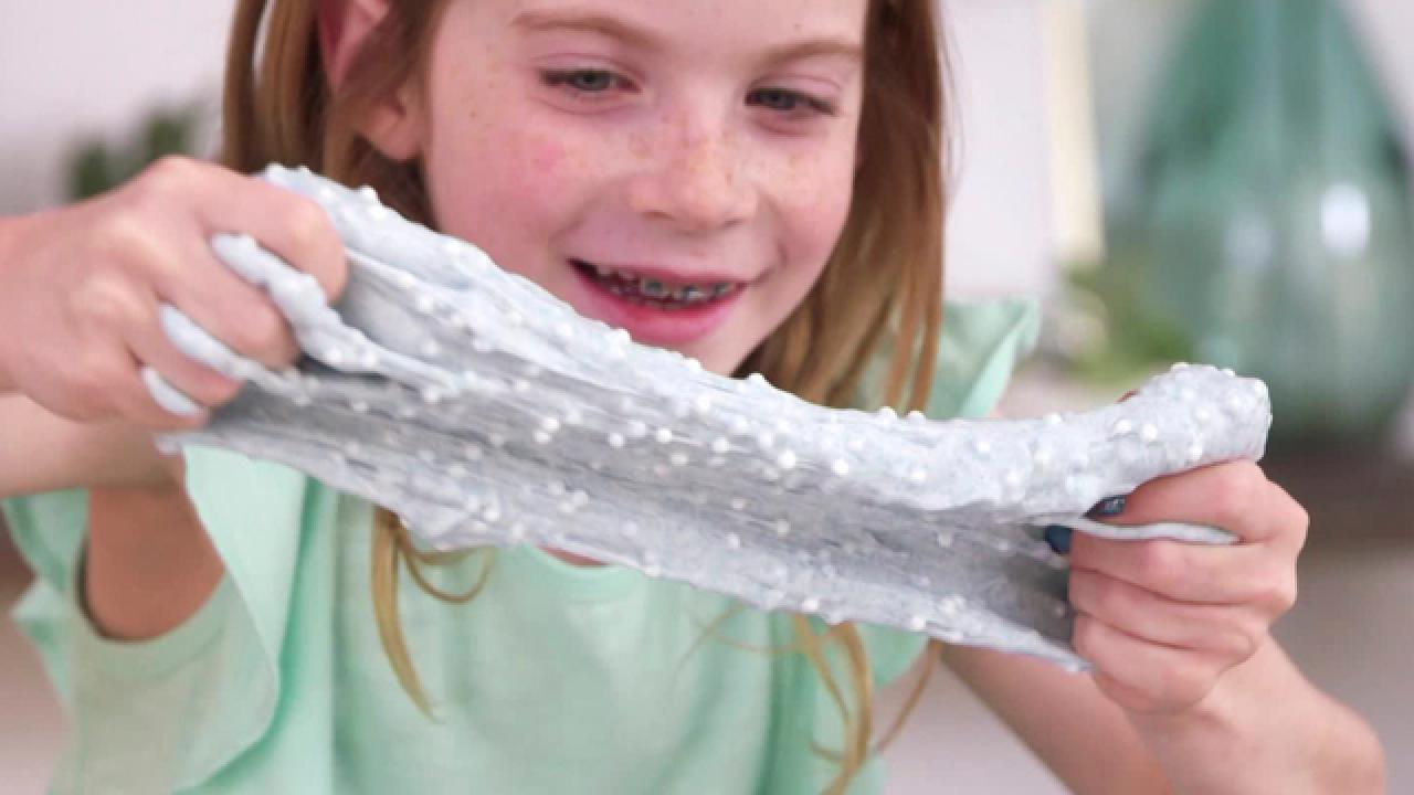 Easy Snow Slime DIY