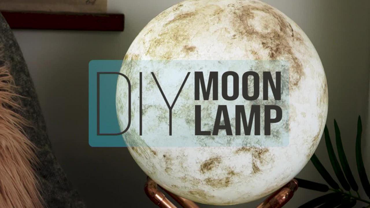 DIY Moon Lamp