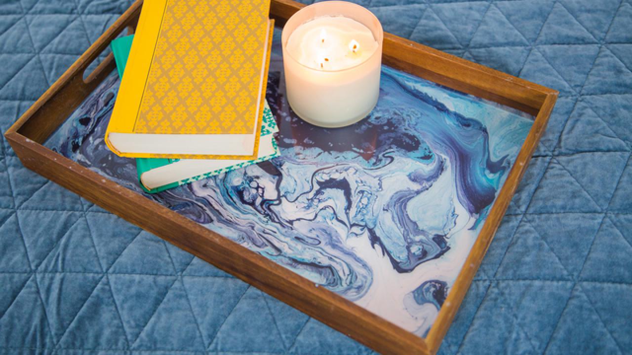 DIY Easy Paint Pour Tray
