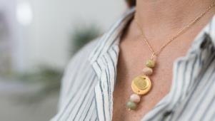 DIY Thumbprint Necklace
