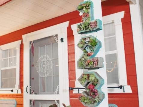Succulent House Number Boxes