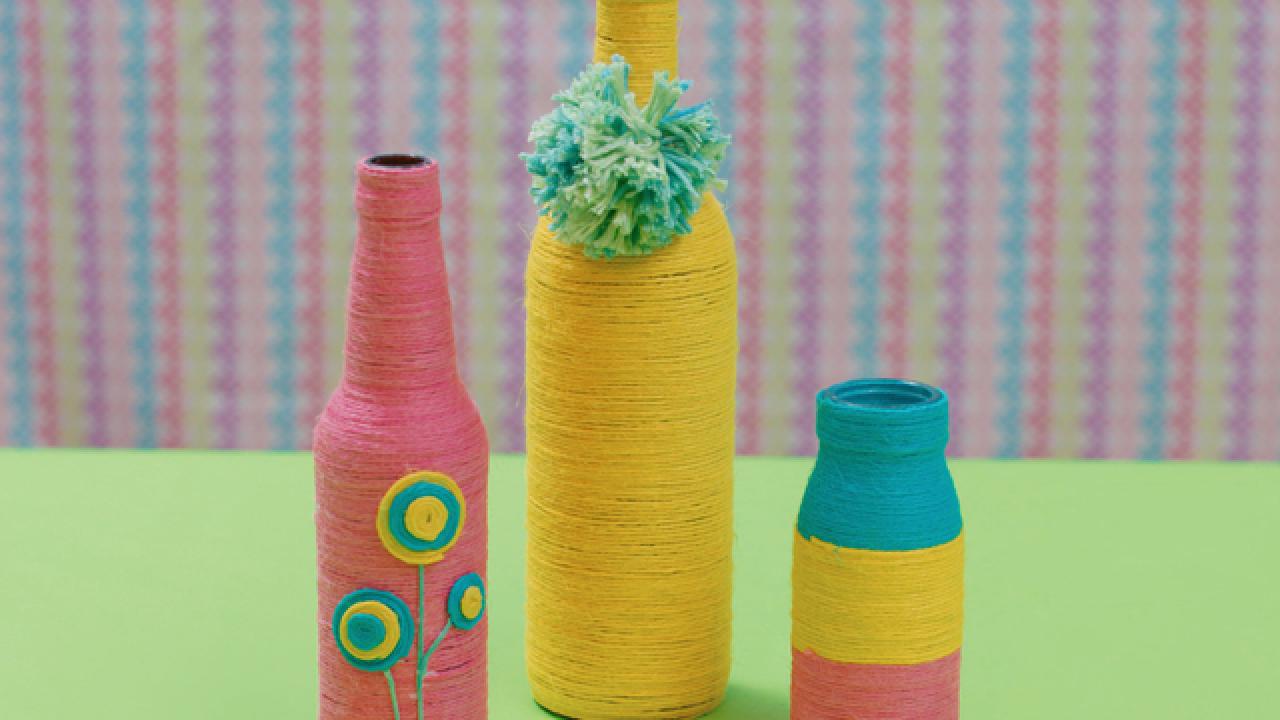 DIY Crafty Recyclable Vases