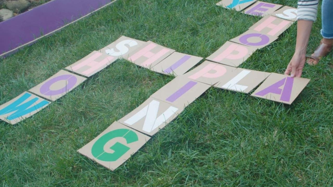 Scrabble-Inspired Lawn Game
