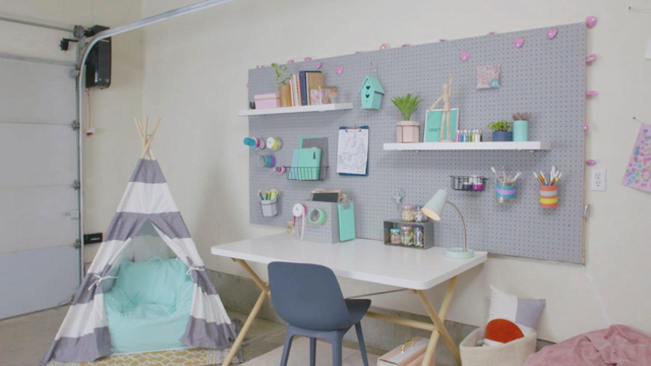 Create a Craft Room in Your Garage