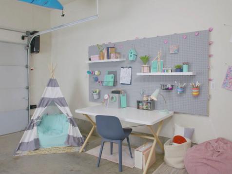 Create a Craft Room in Your Garage
