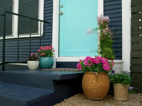 Inexpensive Yet Oh-So-Chic Front Door Makeover