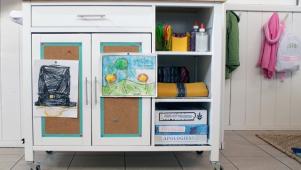 Kitchen Cart = Mobile Toy Closet