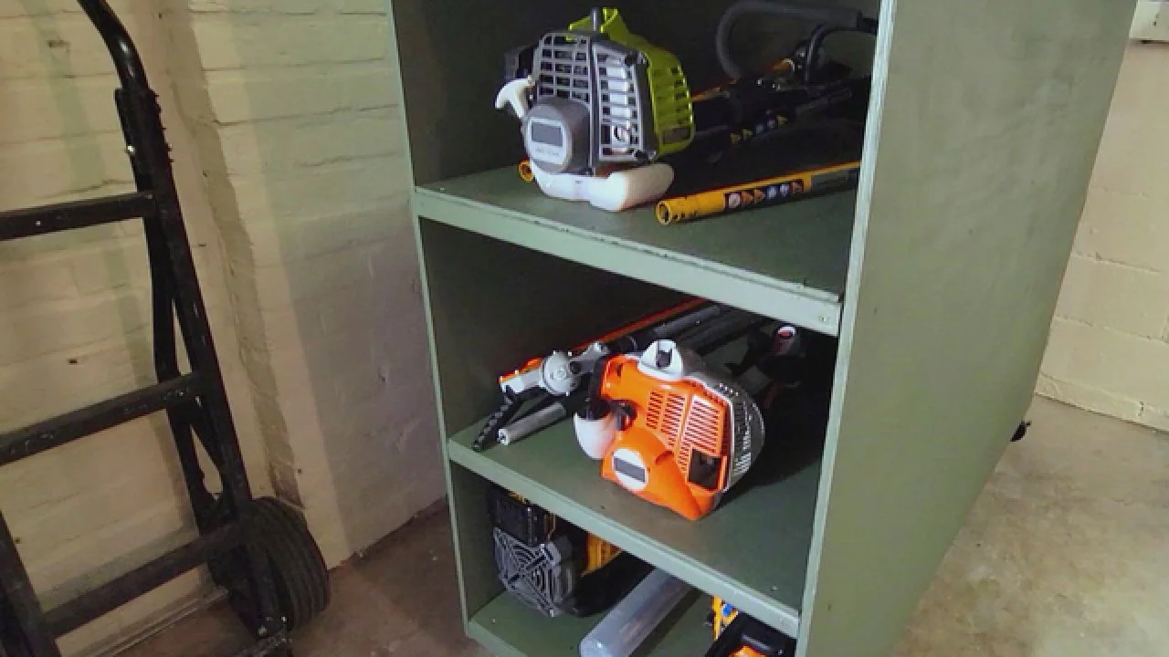 Power Tool Storage on Wheels