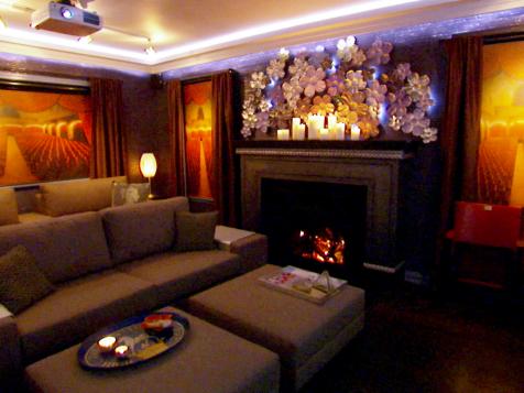 High-Tech Family TV Room
